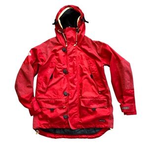 Vtg 90s Nike ACG | Snowboarding Parka Jacket | Bright Red/Yellow | size Medium